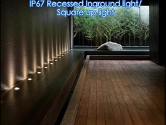 Đèn sàn LED ngoài trời có thể điều chỉnh dưới lòng đất cho đường lái xe đường đi cảnh quan