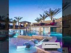 IP68 Đèn hồ bơi 3W 6W RGB Đèn rửa tường tuyến tính dưới nước đơn màu với Mou nhựa