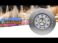 Stainless Steel Fountain Light Kiểm soát nước dưới nước đèn LED hồ bơi IP68 ấm áp ánh sáng laser màu trắng fou
