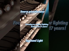 Đèn LED âm đất ngoài trời IP65 chống nước điện áp thấp, góc điều chỉnh được, đèn chiếu sáng sàn