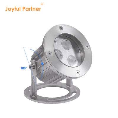 Đèn ao dưới nước chìm bằng thép không gỉ 316L 3*2W, chuẩn IK 08, cáp 2 mét