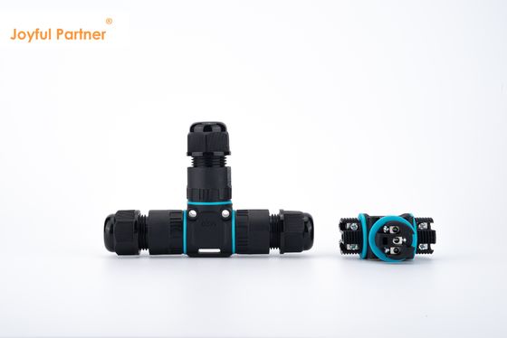Đầu nối tròn cái bằng nhựa chống nước IP68, 2/3 chân, lắp đặt nhanh, bộ chuyển đổi điện