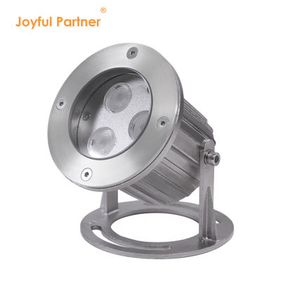 Đèn LED dưới nước IP68 thép không gỉ 316 3x2W cho ao với cơ sở gắn