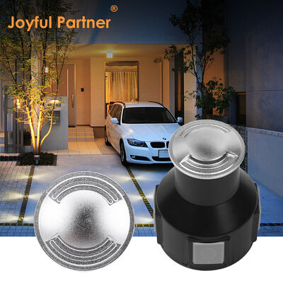 Đèn âm đất 3W Chất liệu thân nhôm Vỏ trước thép không gỉ 316 Điện áp AC100-240V Nhiệt độ màu 3000K Có cáp dài 0.5M