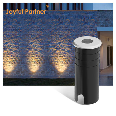 Đèn đèn LED 316 Stainless Steel Cover Đèn nhôm thân kính nóng IP67 1W Đen ấm 3000K