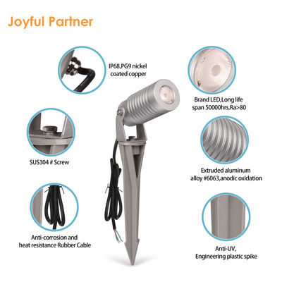 DC 24V 10W Led Spot Spike Yard Light RGBW 4in1 Đèn ngoài không thấm nước di động