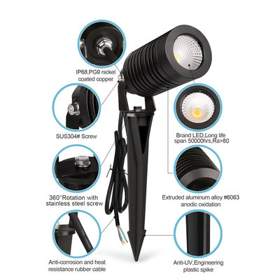 Đèn đèn LED ngoài trời chống nước IP66 14W COB Đèn sân vườn