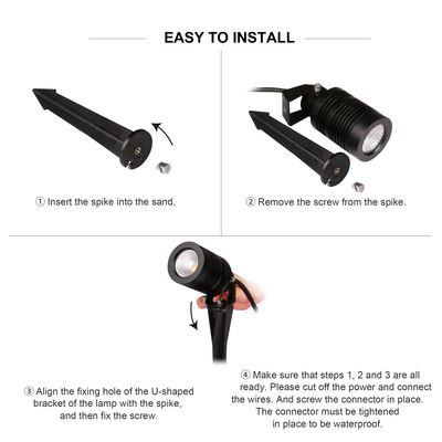 Đèn chùm LED có thể điều chỉnh 10 Watt IP65 Đèn chùm ngoài trời