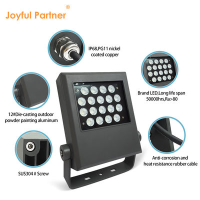 High Lumen Waterproof IP65 sân vườn Spike Dự án đèn chiếu sáng 18W đèn