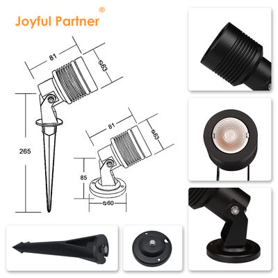 Đèn sân vườn góc điều chỉnh lên xuống 6W 10W Quảng trường