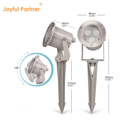 RGB phong cảnh đầy màu sắc ngoài trời cây Spot đèn chống nước 9W vườn đèn pha LED