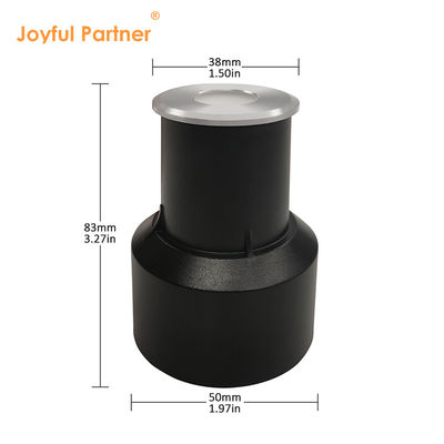 IP67 Đèn dưới đất Đèn chôn nhỏ 12V 24V Đèn trắng ấm DIA45MM thủy tinh băng không ống kính