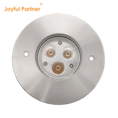 3W ngoài trời đèn LED ánh sáng dưới lòng đất 3000k ấm màu trắng Recessed In Ground Lighting