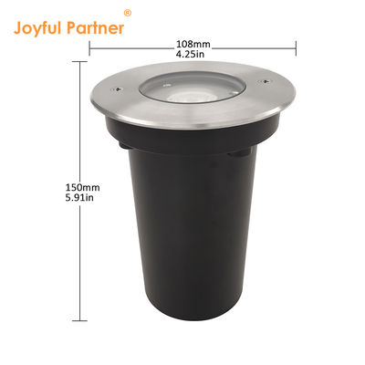 Đèn dưới lòng đất ngoài trời LED 6W IP67 12V DC Điện áp thấp Đèn dưới lòng đất
