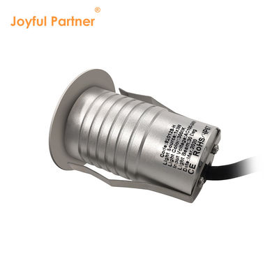 Ánh sáng chôn đất LED thép không gỉ 316 1w 2w 3w DC 24v Với hộp hậu nhựa cho cảnh quan