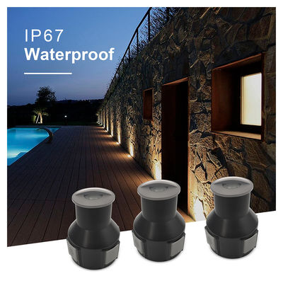 IP67 Áp suất thấp sàn trong đất ánh sáng kính tráng ngoài trời