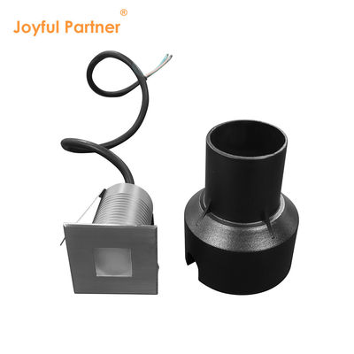 IP67 đèn LED Đèn mặt đất 1W 2W 3W Phân loại vuông SS Tấm kính lạnh không có ống kính