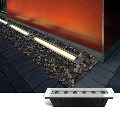 Ánh sáng LED ngầm 2700k - 6500k IP67 Ánh sáng rửa tường tuyến tính
