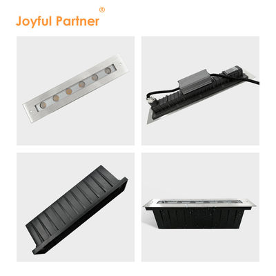 Ánh sáng LED ngầm 2700k - 6500k IP67 Ánh sáng rửa tường tuyến tính