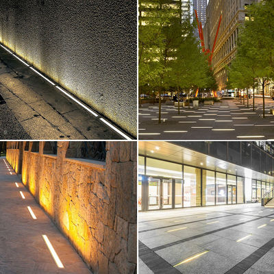 Ánh sáng dẫn đường 1 mét chiều dài 24W 48W IP67 Đánh giá DMX Kiểm soát cho khu vườn ngoài trời