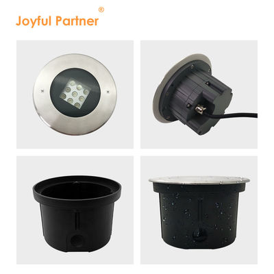 Không thấm nước Inground Uplight Ống nhôm 3500K Đen ấm DIA162MM 2 năm bảo hành