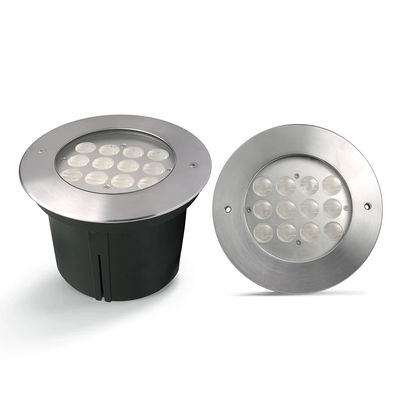 IP67 đèn LED dưới lòng đất 12W 24W 36W ngoài trời sân vườn bước đèn