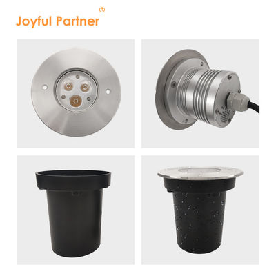 Đèn đỗ xe LED dưới lòng đất 3W 6W 9W COB Đèn vườn LED ngoài trời với vỏ thép không gỉ