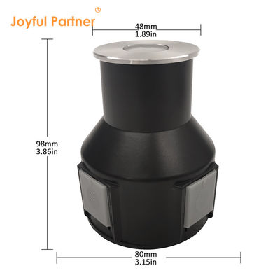 Đèn âm sàn tròn 3W IP67, mặt trước bằng thép không gỉ 316, DIA55MM, DC24V