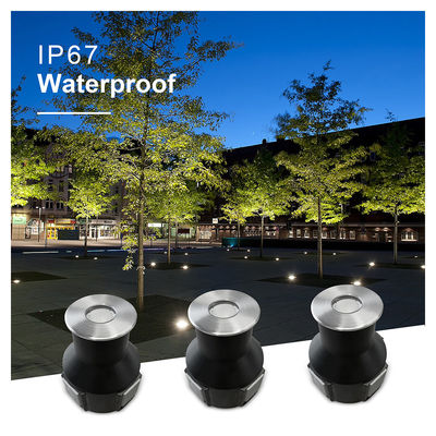3W IP67 Đèn sàn tròn nhúng 316 Stainless Steel LED Đèn ngầm