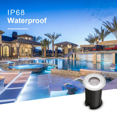 1W IP68 chống nước Đèn dưới nước 316SS 12V 24V Đèn LED hồ bơi 2700k - 6500k