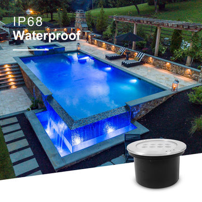 316 Stainless Steel RGBW Đèn dưới nước 4 In 1 40W DC24V Đèn hồ bơi LED