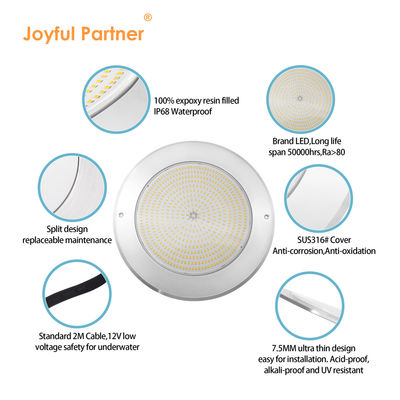 IP68 LED PAR56 Đèn hồ bơi RGB Thay đổi màu sắc 12VAC 42W Đèn bóng LED