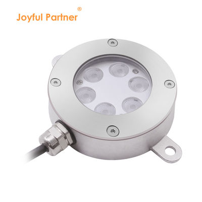 Ánh sáng đài phun nước LED dưới nước 6W RGB IP68 Ánh sáng đài phun nước 2700k - 6000k