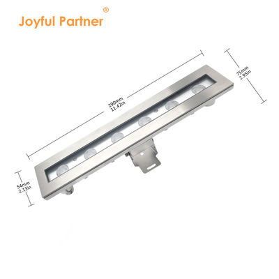 Đèn chiếu điểm dưới nước LED IP68 6W 12W RGB3 trong 1 Chiều dài 290MM Với Giá đỡ
