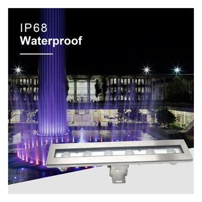 Đèn chiếu điểm dưới nước LED IP68 6W 12W RGB3 trong 1 Chiều dài 290MM Với Giá đỡ