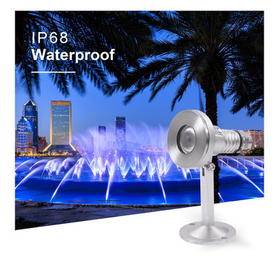 Đèn hồ bơi IP68 chống nước Rgb Dmx SS 316 Đèn suối LED