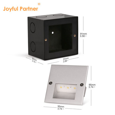 Đèn bậc cầu thang LED SMD 2W âm tường Osram IP65 Thiết kế hiện đại Chất liệu nhôm cho hành lang