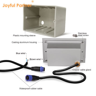 Phía IP65 đèn tường LED 12V 24V Đèn tường LED trắng ấm áp