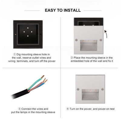 Đèn LED điện áp cao IP65 Đèn tường ngoài không thấm nước