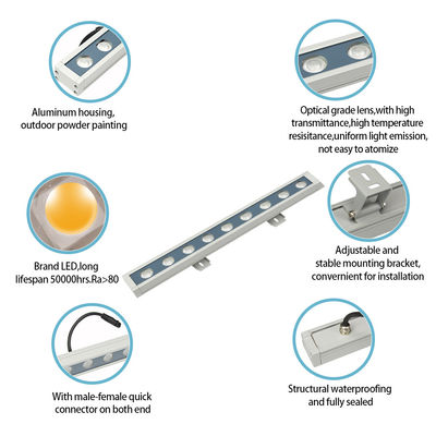 IP65 chống nước đèn LED đèn rửa tường điện áp cao 110V 220V đèn LED thành phố màu