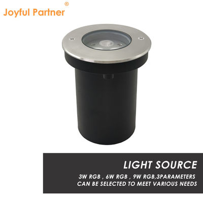 3W 6W 9W LED Garden Underground Light RGB Thay đổi màu sắc Đèn nhấp nháy