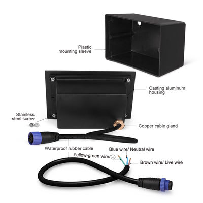 SMD 6W đèn tường LED IP65 Đèn sàn chôn bên ngoài đèn LED bước