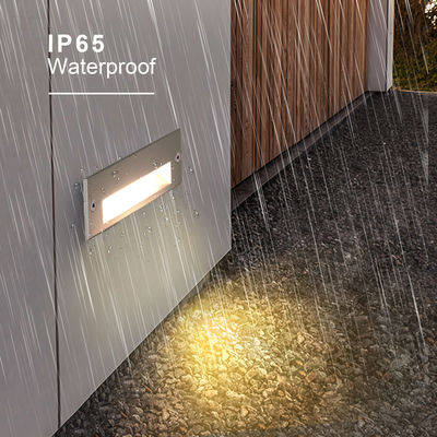 Đường chữ nhật LED được chôn vùi Đèn tường 220VAC 5W Đèn đường LED màu trắng ấm