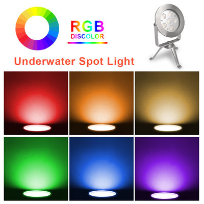 Thép không gỉ 316 LED Đèn Spot Underwater Tripod RGB Đèn Spot CE RoHS chứng nhận