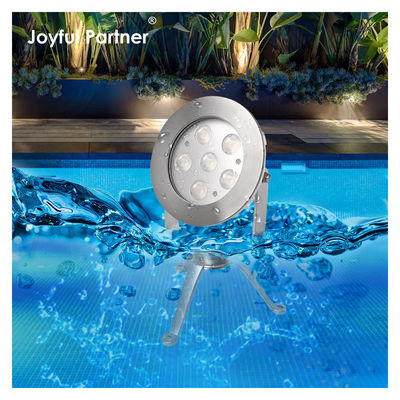 Đèn chiếu điểm dưới nước LED bằng thép không gỉ 316 RGB, chứng nhận CE RoHS, có chân đế