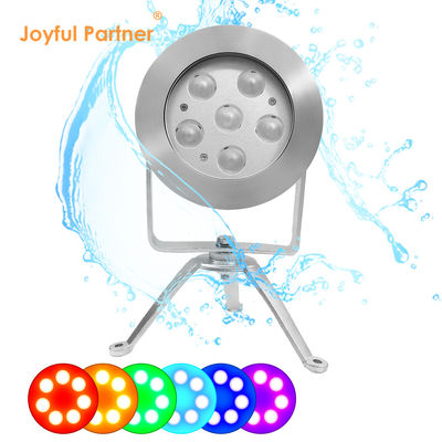 RGBW đèn LED ánh sáng điểm dưới nước 24V DC thép không gỉ 316 DMX512 bộ điều khiển