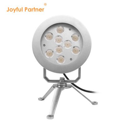Đèn chiếu điểm dưới nước LED RGBW Điều khiển DMX Thép không gỉ 316 Tiêu chuẩn hàng hải DC12 24V