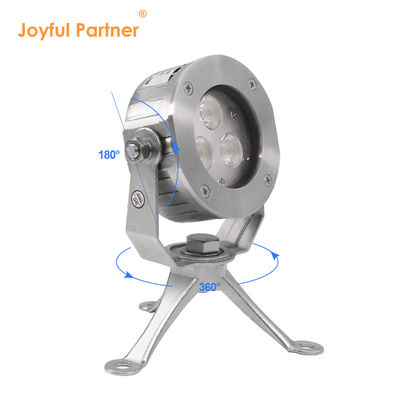 Chất lượng cao DC24V điều khiển 304 thép không gỉ DMX512 RGBW IP68 12w đèn LED dưới nước