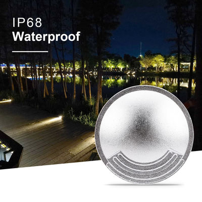 2W IP67 đèn LED dưới đất ngoài trời Ultra mỏng đường kính 55mm SMD đèn LED Walkover với thùng nhôm