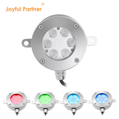 IP68 Điện năng cao đèn đài phun nước chống thấm Thép không gỉ Cơ thể hỗ trợ DMX512